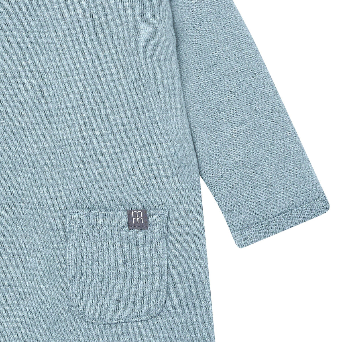 Baby Boys Teal Heather Raglan Sleeve & Long Leg Romper Rompers Modern Moments™ by Gerber® 