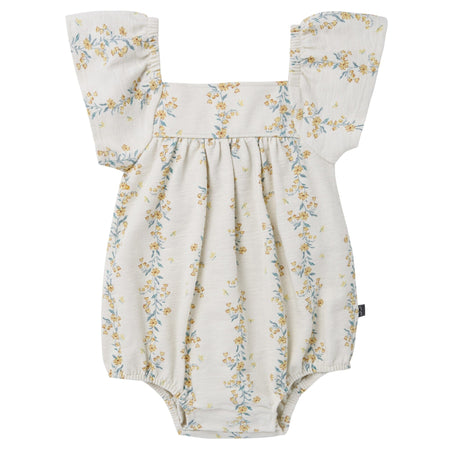 Baby Girls Floral Vines Bubble Romper