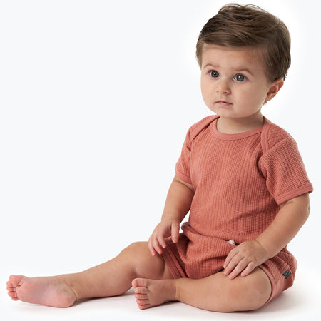 Baby Girls Rose Dumpling Romper