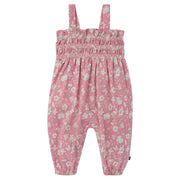 Baby Girls Pink Flower Long Leg Romper rompers modern moments™ by Gerber® 