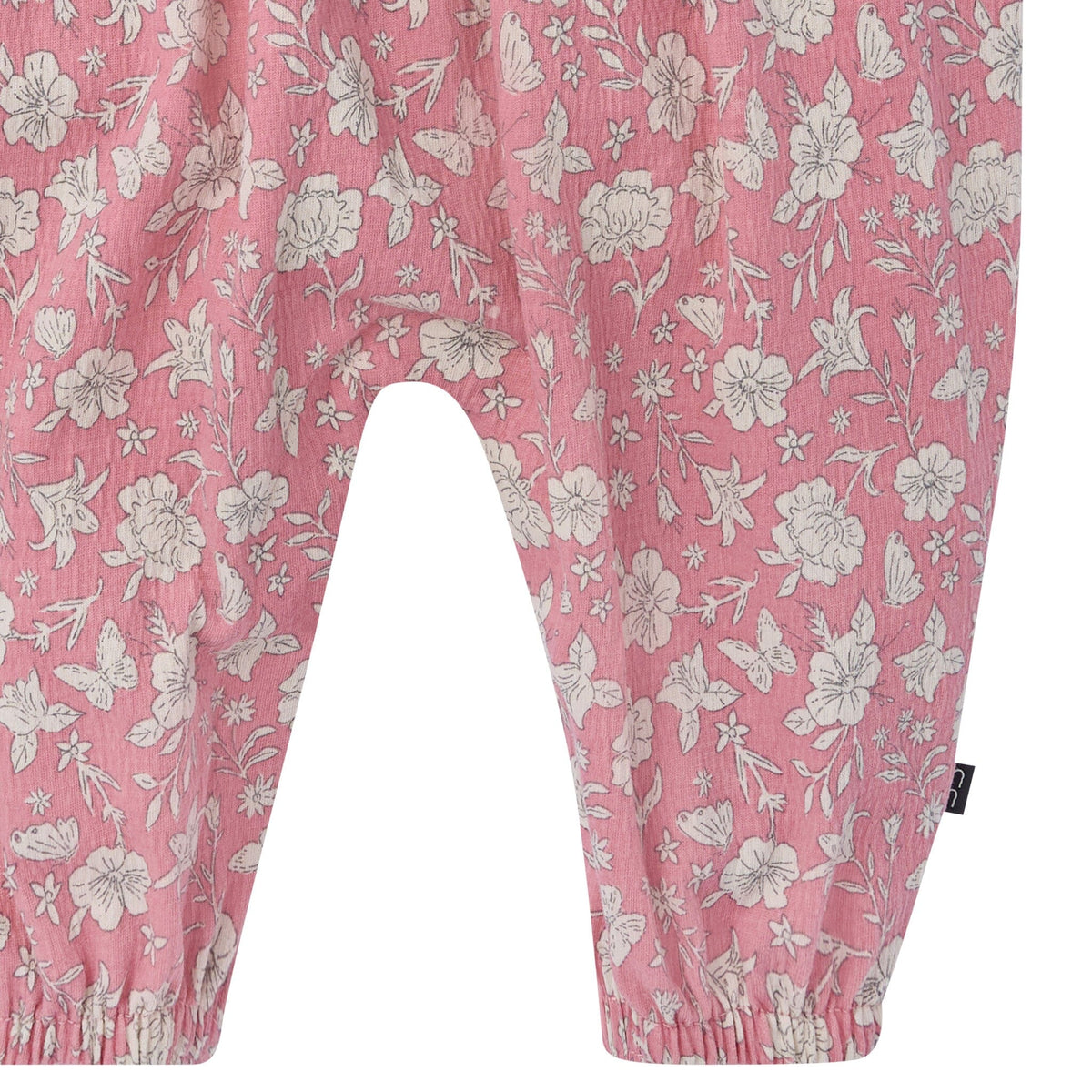 Baby Girls Pink Flower Long Leg Romper rompers modern moments™ by Gerber® 