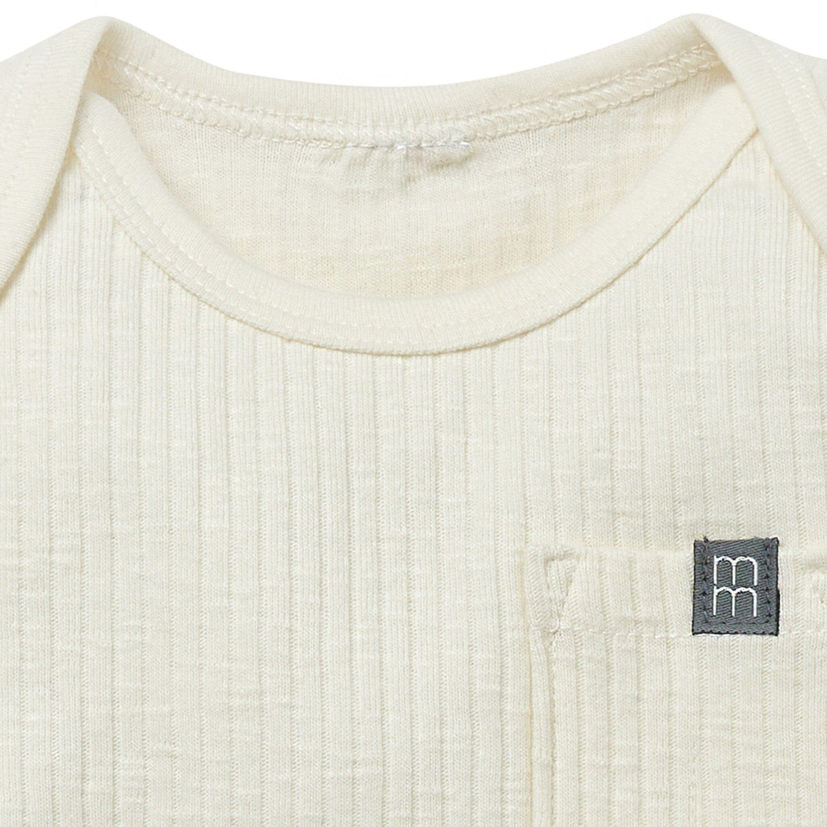 Baby Neutral Ivory Short Sleeve Bodysuit Tops Modern Moments™ by Gerber® 