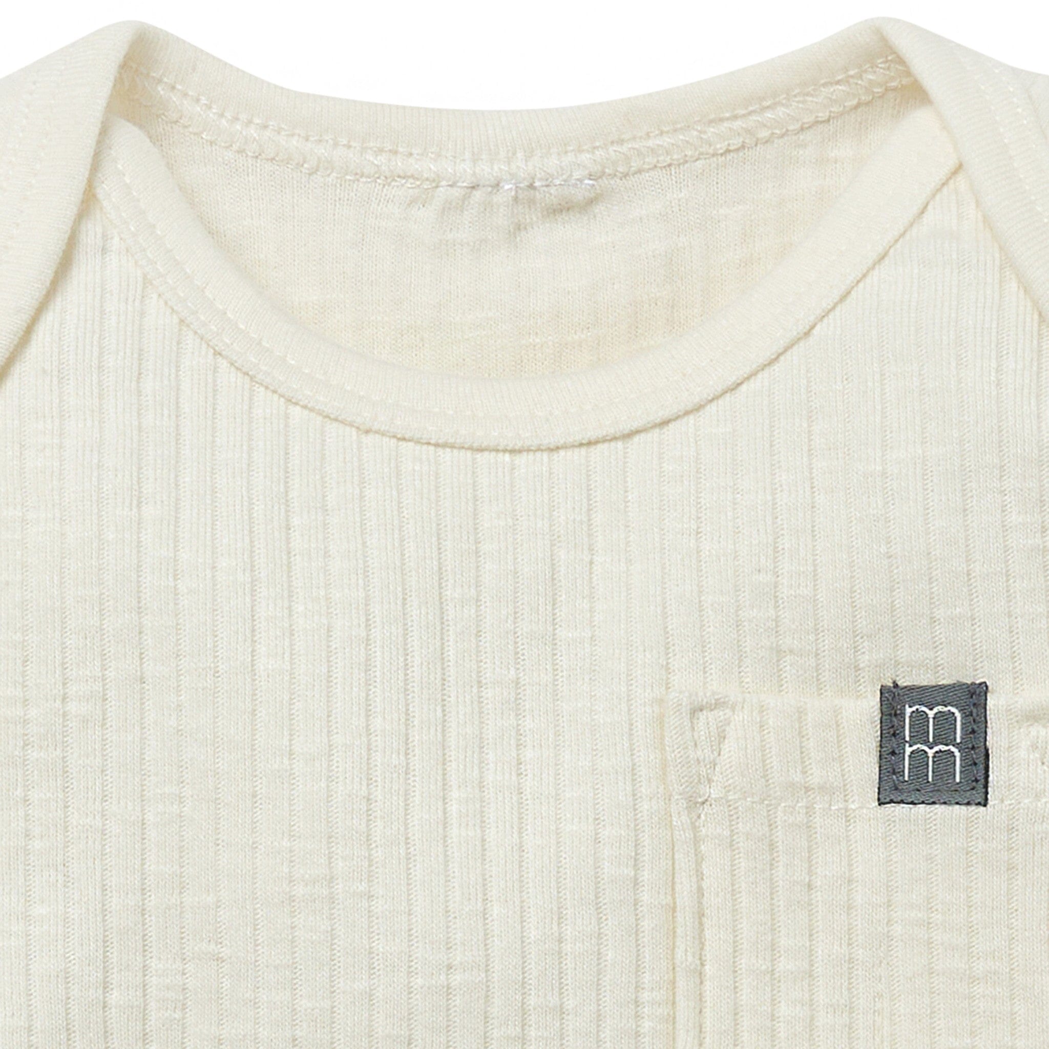 Baby Neutral Ivory Short Sleeve Bodysuit Tops Modern Moments™ by Gerber® 
