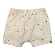 Baby Neutral Lt Beige Moon Stars Harem Shorts Pants & Bottoms Modern Moments™ by Gerber® 