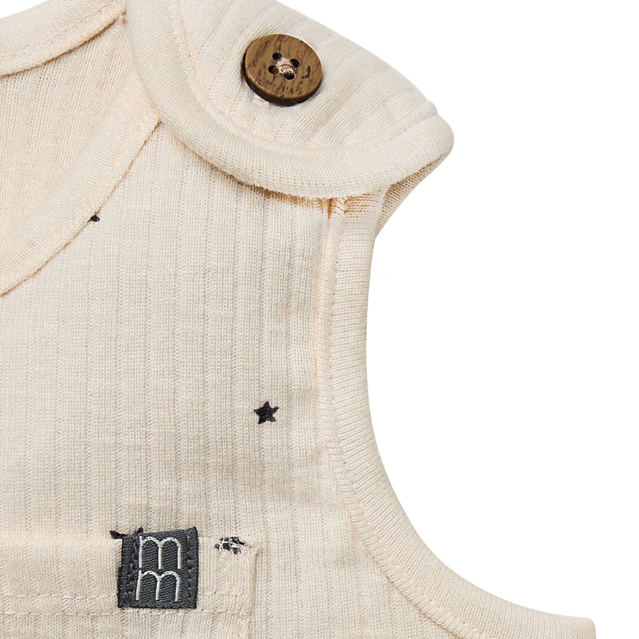 Baby Neutral Lt Beige Moon Stars Tank Top With Pocket Tops Modern Moments™ by Gerber® 