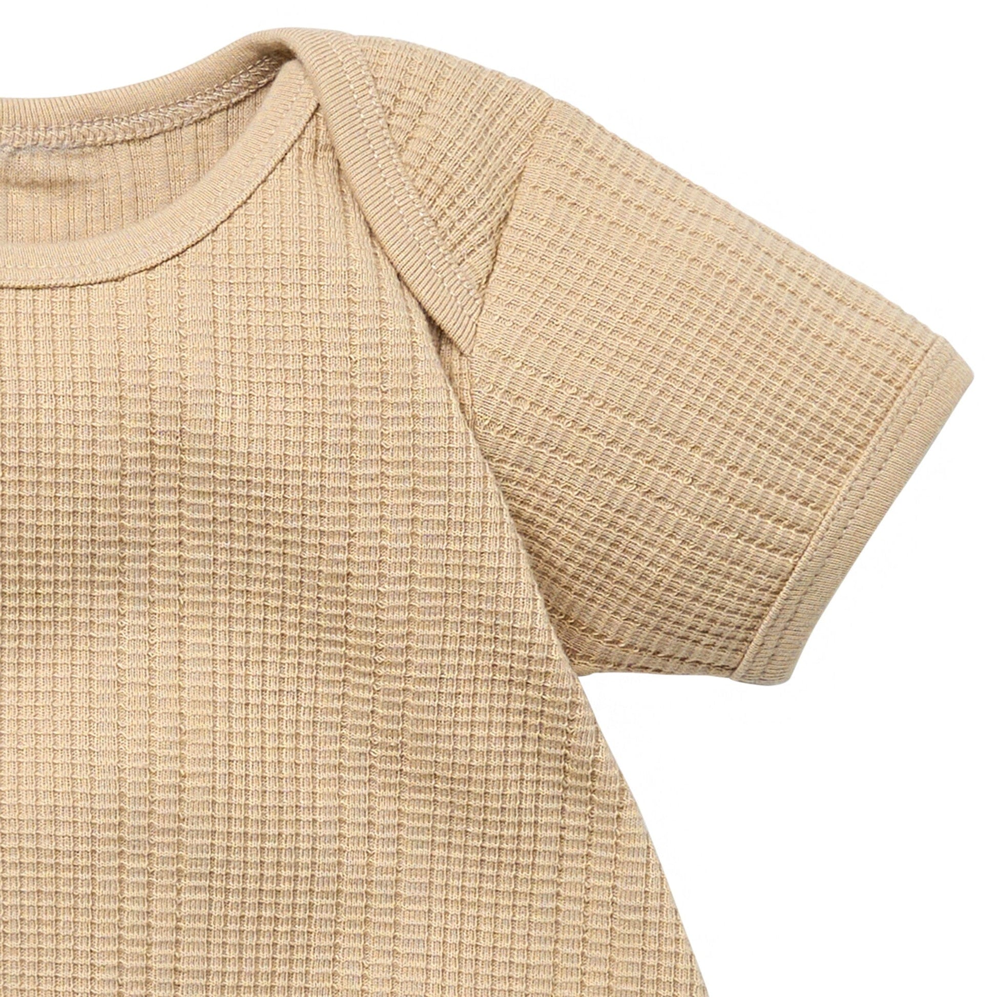 Baby Neutral Lt Tan Dumpling Romper Rompers Modern Moments™ by Gerber® 