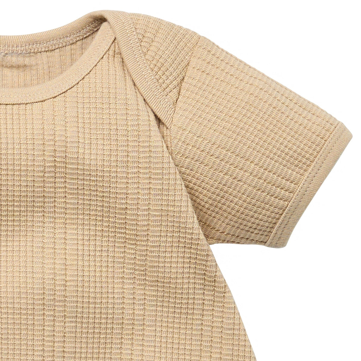 Baby Neutral Lt Tan Dumpling Romper Rompers Modern Moments™ by Gerber® 