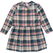 Baby Girls Orion Blue Plaid Collared Dress Dresses Gerber® 