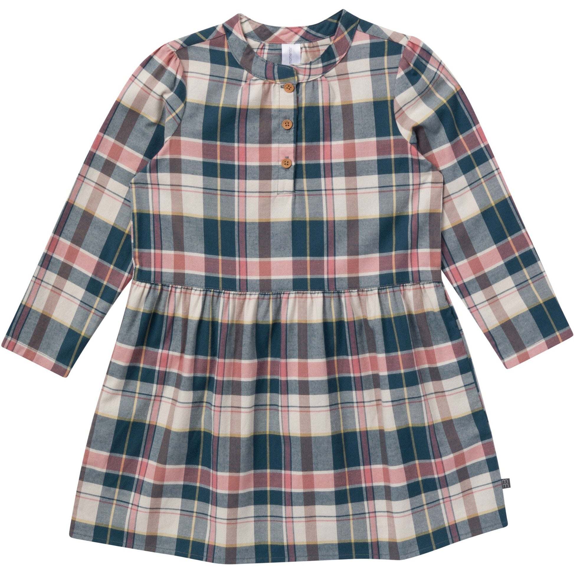 Baby Girls Orion Blue Plaid Collared Dress Dresses Gerber® 