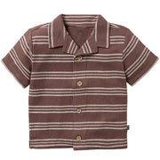 Infant & Toddler Boys Brown Collar Top Tops Modern Moments™ by Gerber® 