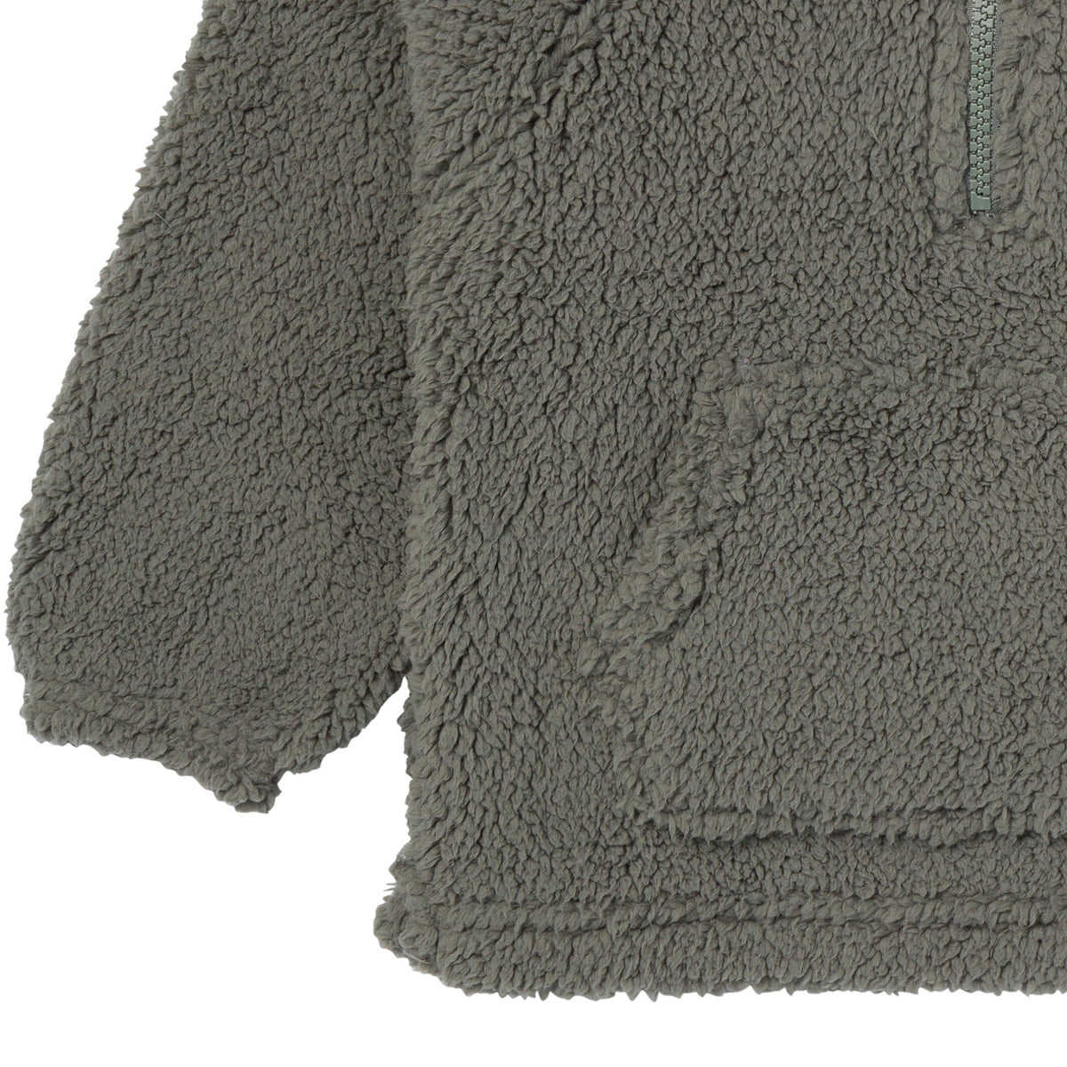Infant & Toddler Boys Dark Green Half-Zip Pullover