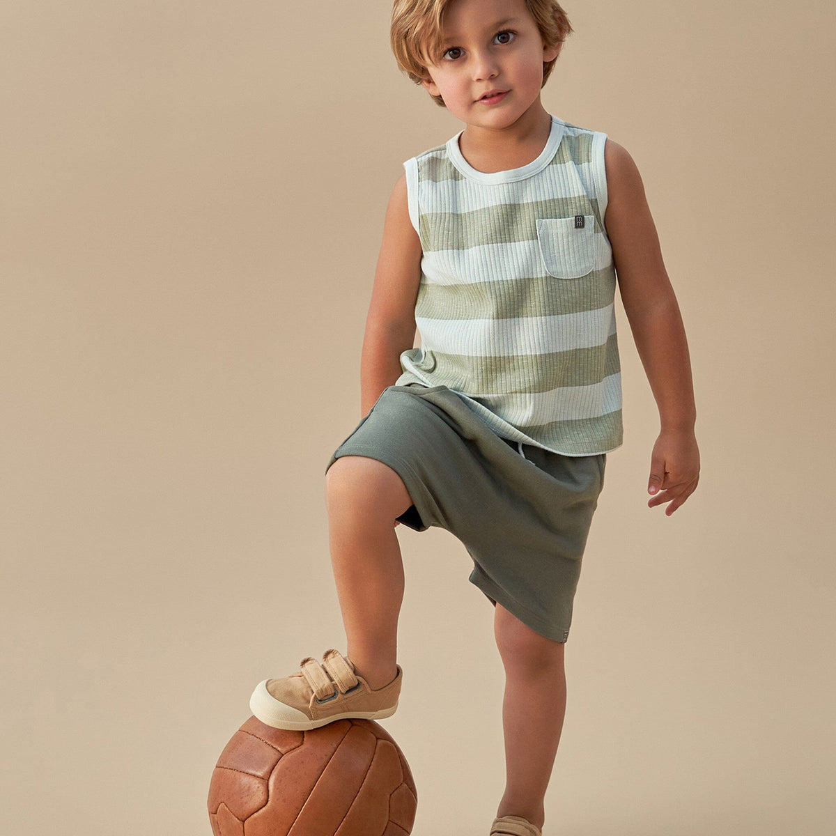 Infant & Toddler Boys Dark Green Harem Shorts Pants & Bottoms Modern Moments™ by Gerber® 