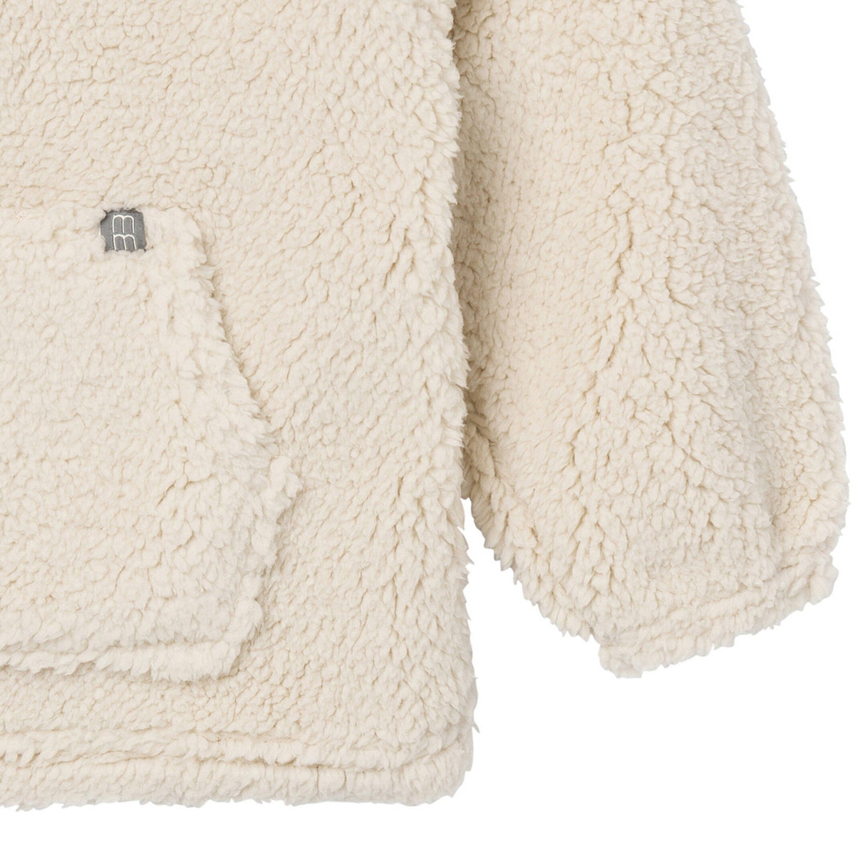 Infant & Toddler Boys Light Beige Half-Zip Pullover