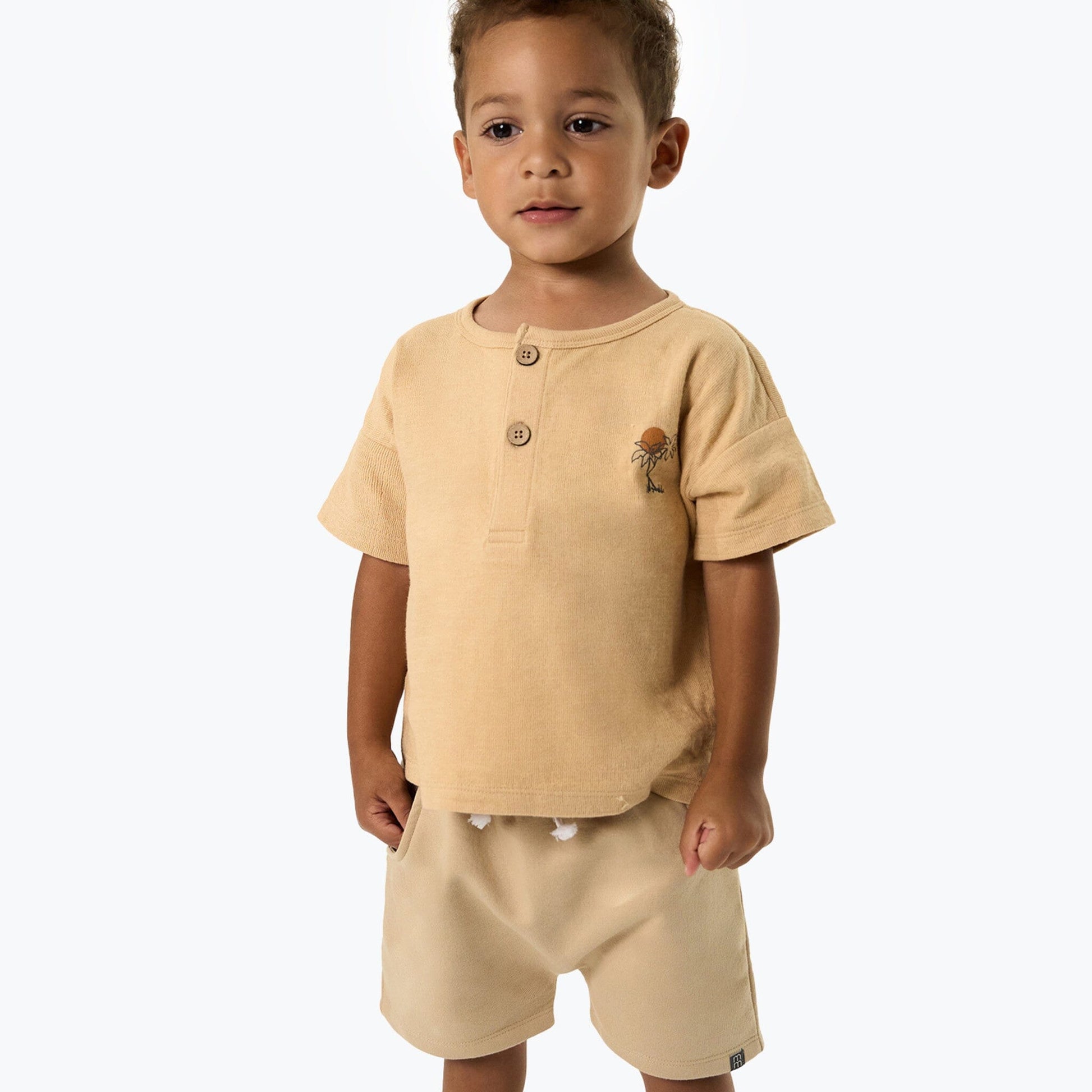 Infant & Toddler Boys Light Tan Harem Shorts Pants & Bottoms Modern Moments™ by Gerber® 
