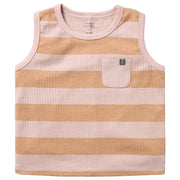 Infant & Toddler Boys Tan Stripe Tank Top Tops Modern Moments™ by Gerber® 