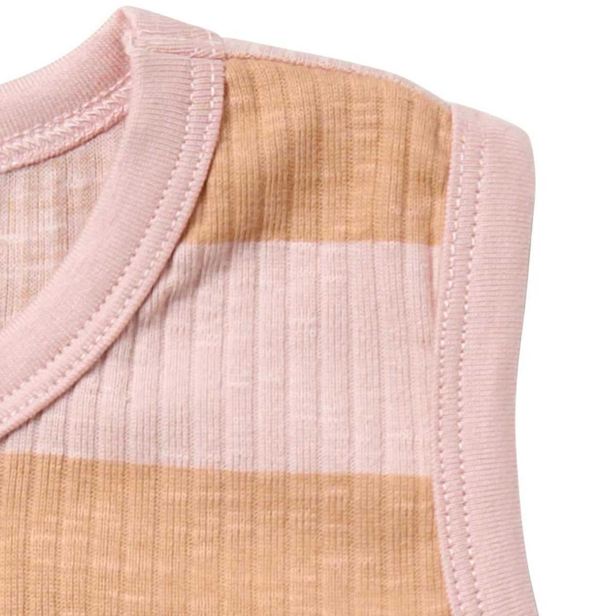 Infant & Toddler Boys Tan Stripe Tank Top Tops Modern Moments™ by Gerber® 