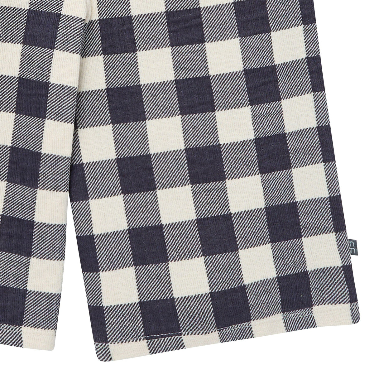 Infant & Toddler Girls Dark Grey Gingham Ruffle Wide Leg Romper rompers Modern Moments™ by Gerber® 