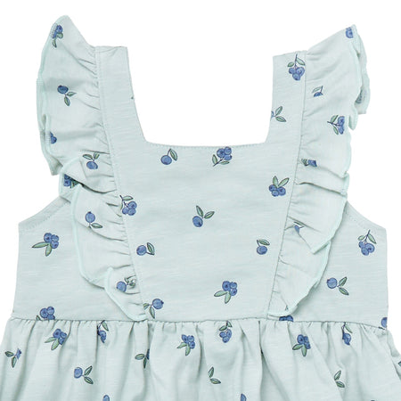 Infant & Toddler Girls Blueberries Bow Back Dress