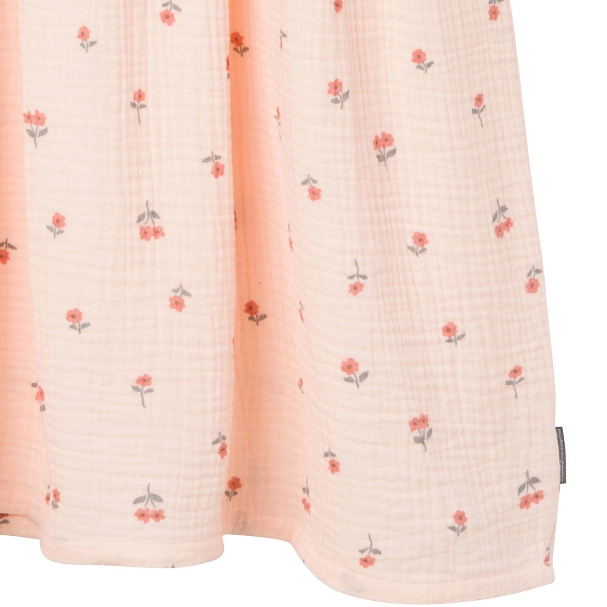 Womens Light Pink Daisies Gauze Dress
