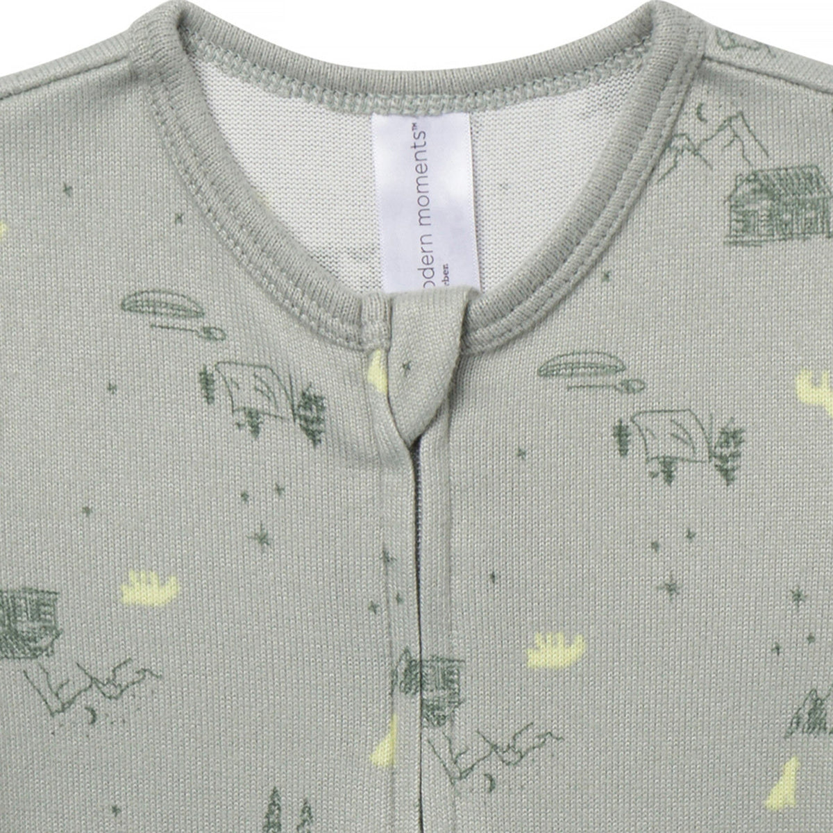 Baby Boys Mountain Gray Snug Fitting Footless Pajamas Sleepwear Gerber® 