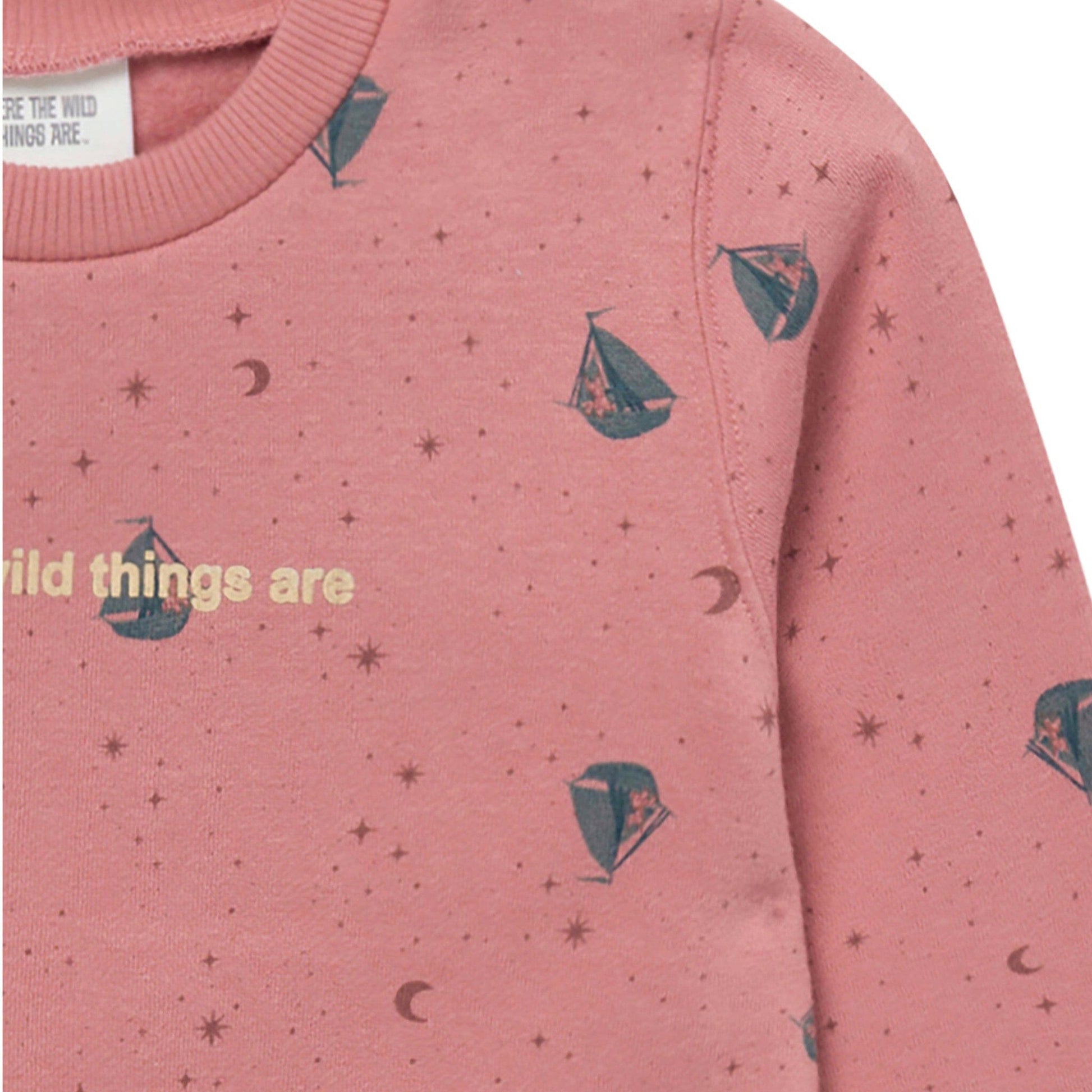 Baby & Toddler Neutral Dusty Rose Where The Wild Things Are Sweatshirt Outerwear Modern Moments™ by Gerber® 