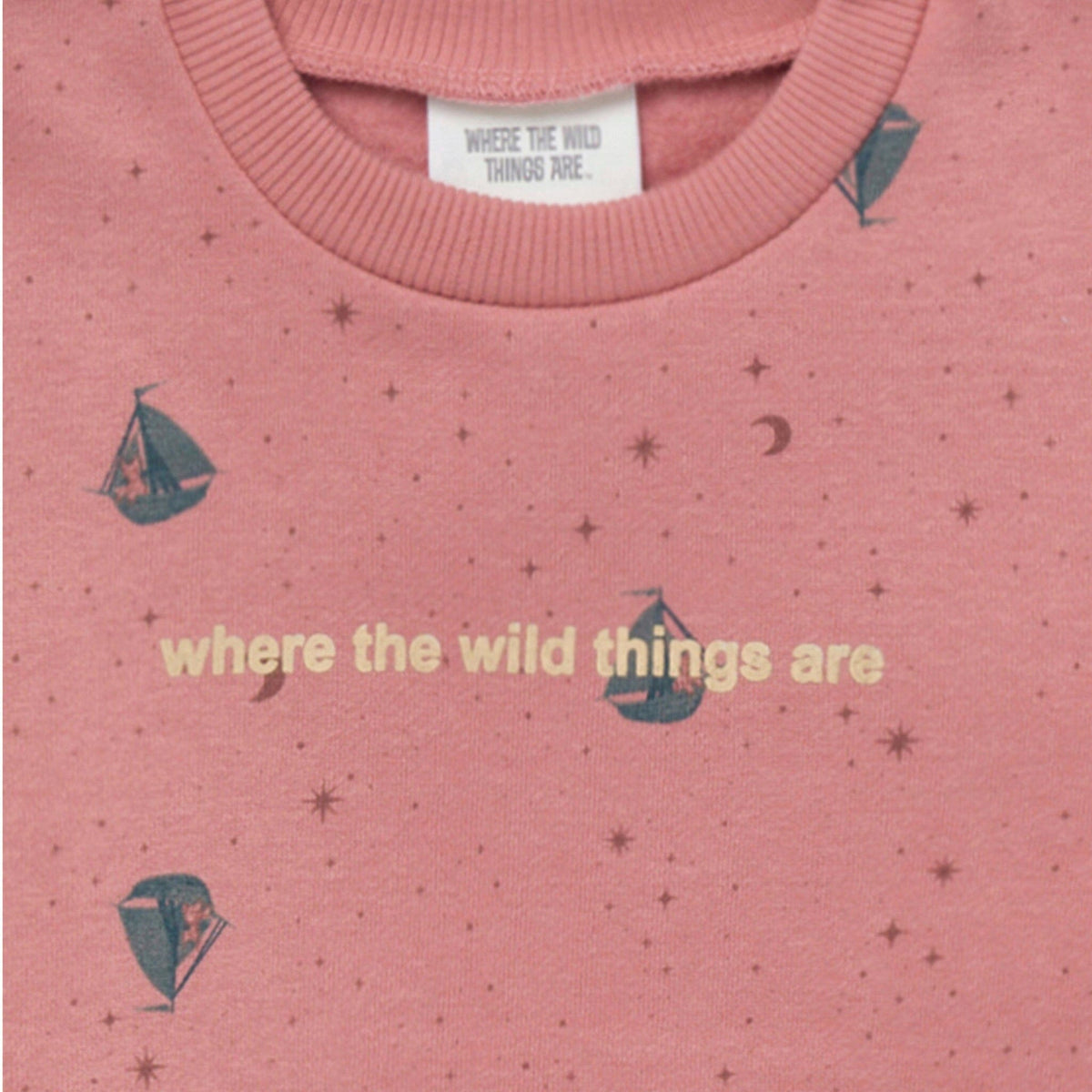 Baby & Toddler Neutral Dusty Rose Where The Wild Things Are Sweatshirt Outerwear Modern Moments™ by Gerber® 