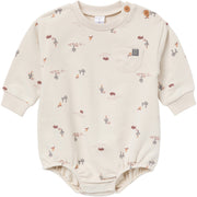 Baby Boys Gray Buffalo Desert Bubble Romper Rompers Modern Moments™ by Gerber® 