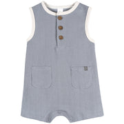 Baby Boys Weathervane Henley Romper Rompers Modern Moments™ by Gerber® 