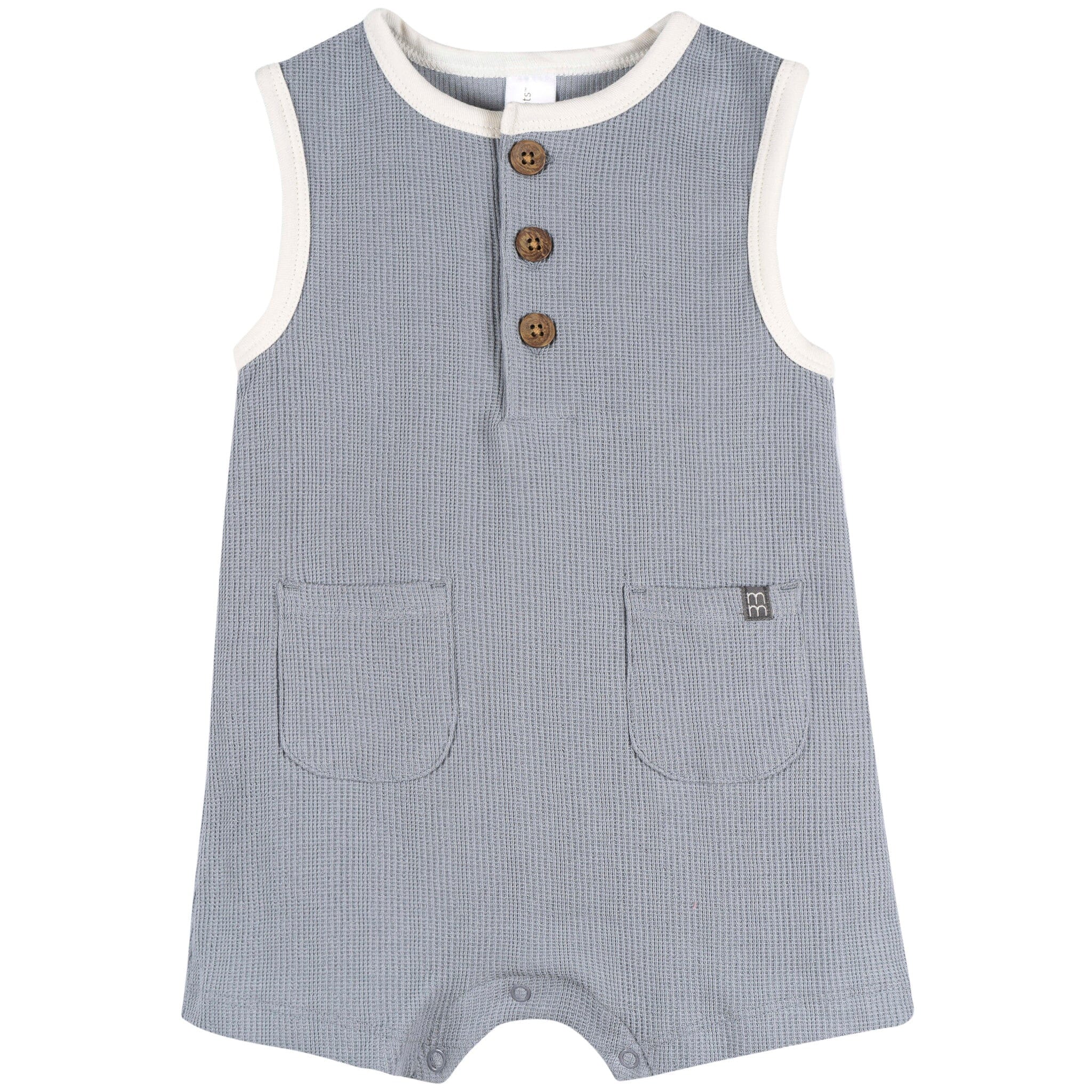 Baby Boys Weathervane Henley Romper Rompers Modern Moments™ by Gerber® 