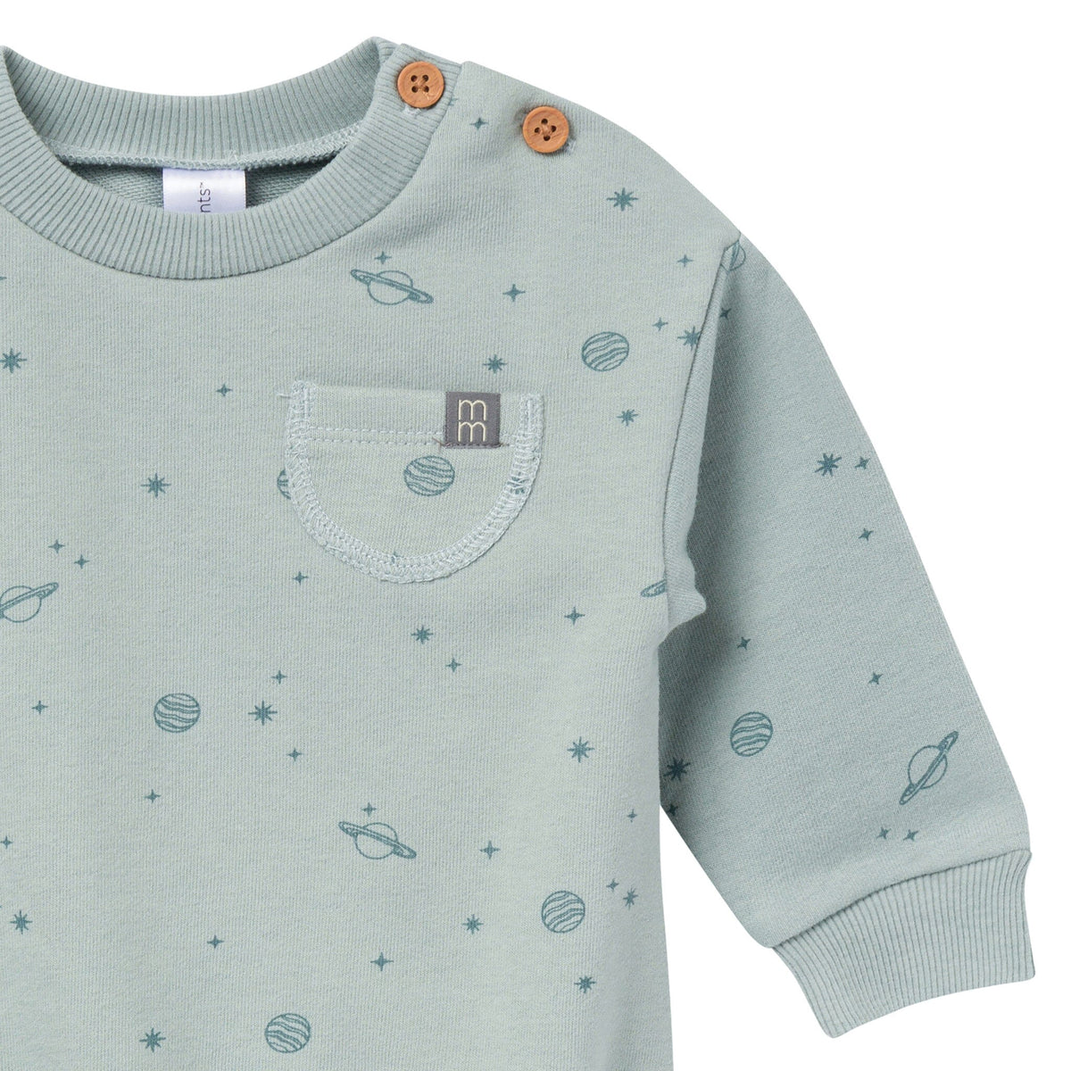 Baby Boys Slate Galaxy Bubble Romper Rompers Modern Moments™ by Gerber® 