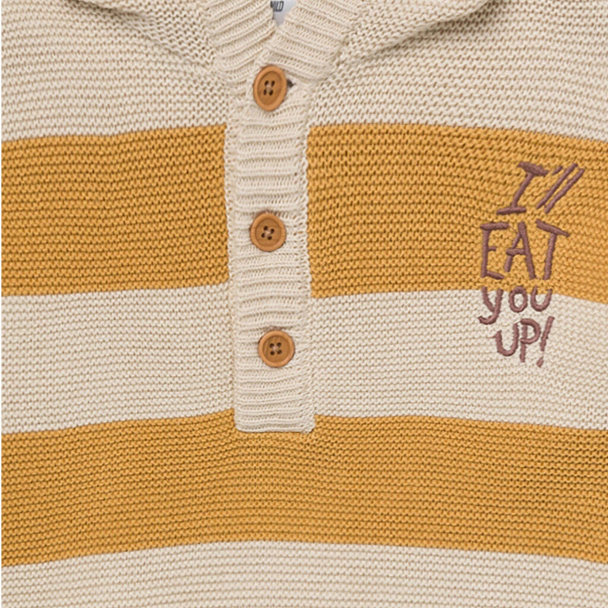 Infant & Toddler Neutral Yellow Stripe Where The Wild Things Are Hooded Sweater Outerwear Modern Moments™ by Gerber® 
