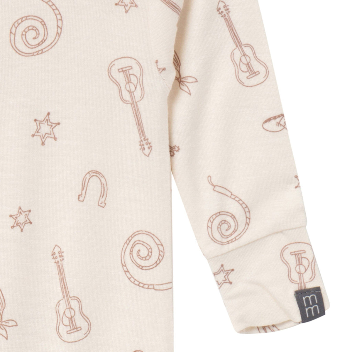 2-Pack Baby & Toddler Neutral Beige Cowboy Tight Fitting Footless Pajamas sleepwear Modern Moments™ by Gerber® 