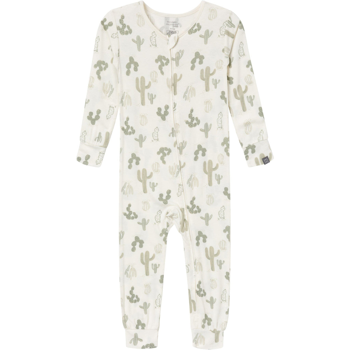 2-Pack Baby & Toddler Neutral Ivory Cactus Tight Fitting Footless Pajamas sleepwear Modern Moments™ by Gerber® 