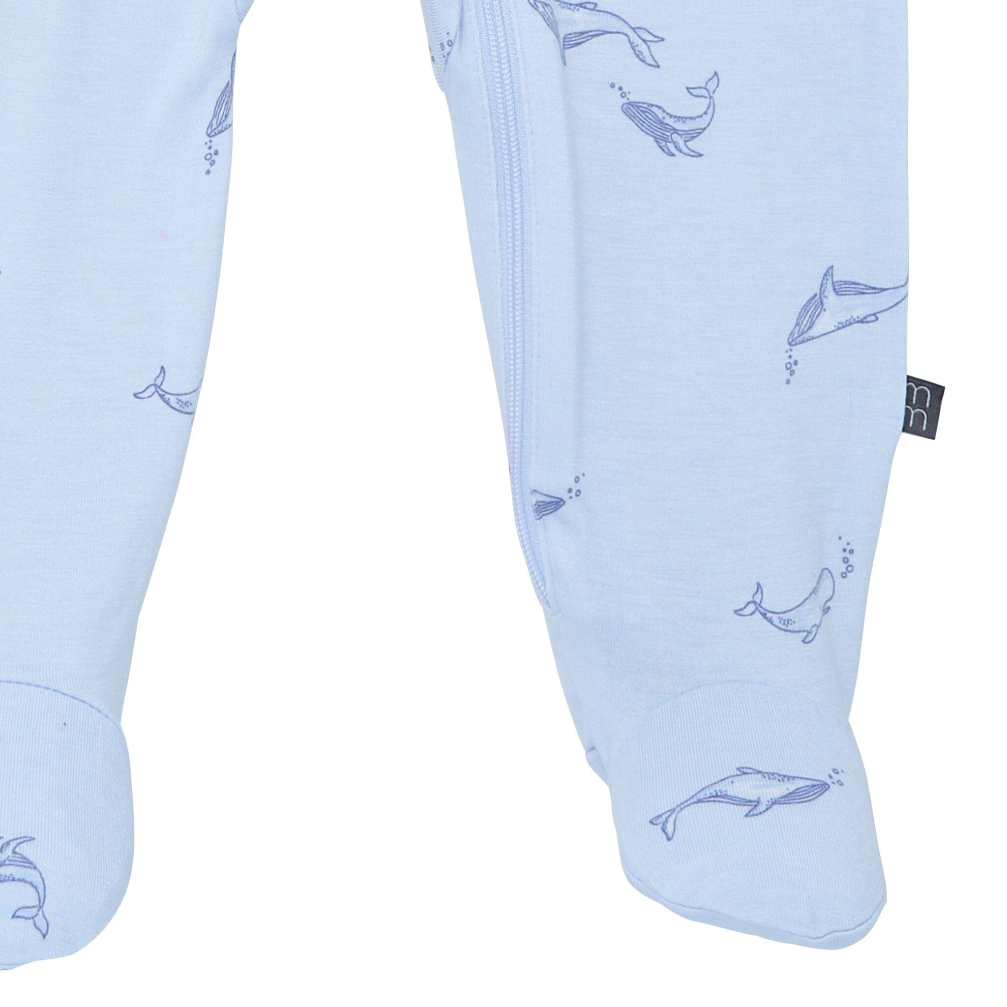 2-Pack Baby Boys Light Blue Whale Sleep 'N Play With Mittens sleepwear Modern Moments™ by Gerber® 