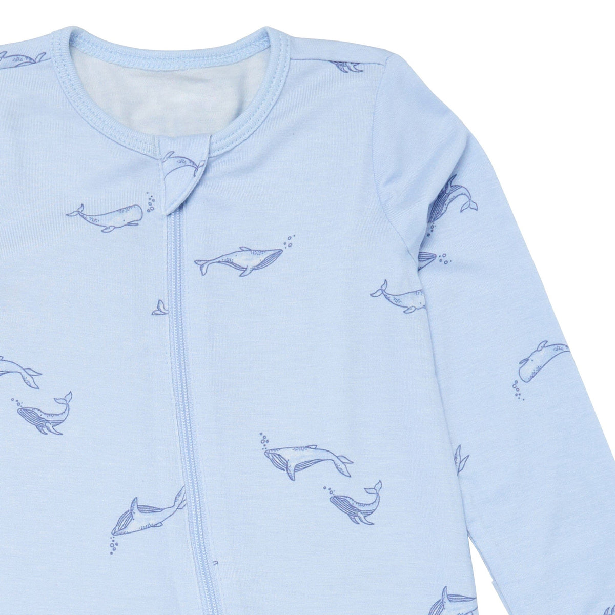 2-Pack Baby Boys Light Blue Whale Sleep 'N Play With Mittens sleepwear Modern Moments™ by Gerber® 