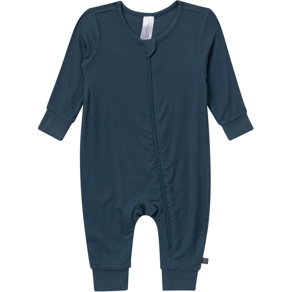 2-Pack Baby Boys Blue Long Sleeve Footless Romper Rompers Gerber® 