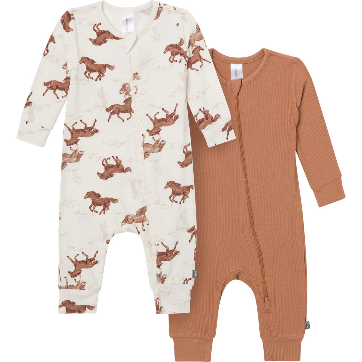 2-Pack Baby Boys Wild Horses Footless Pajamas Sleepwear Modern Moments™ by Gerber® 