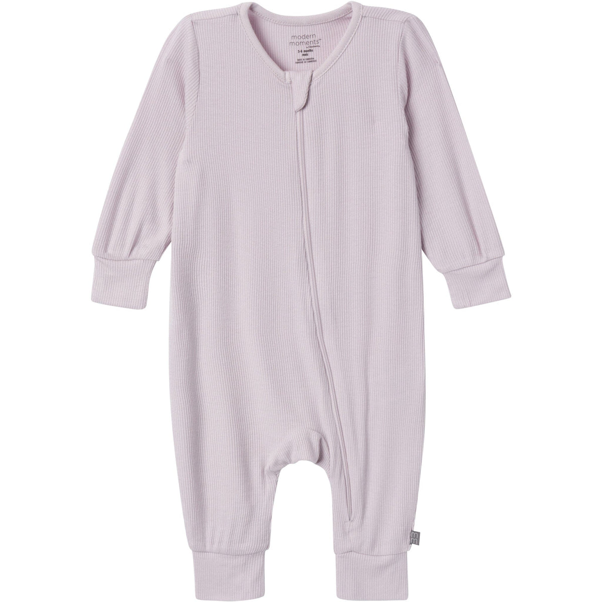 2-Pack Baby Girls Ivory Seashells Footless Coveralls