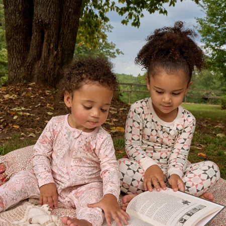 2-Pack Baby Girls Horses Zip Front Viscose Rompers