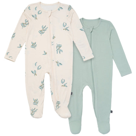 2-Pack Baby Neutral Olives Sleep 'N Plays With Mitten Cuffs