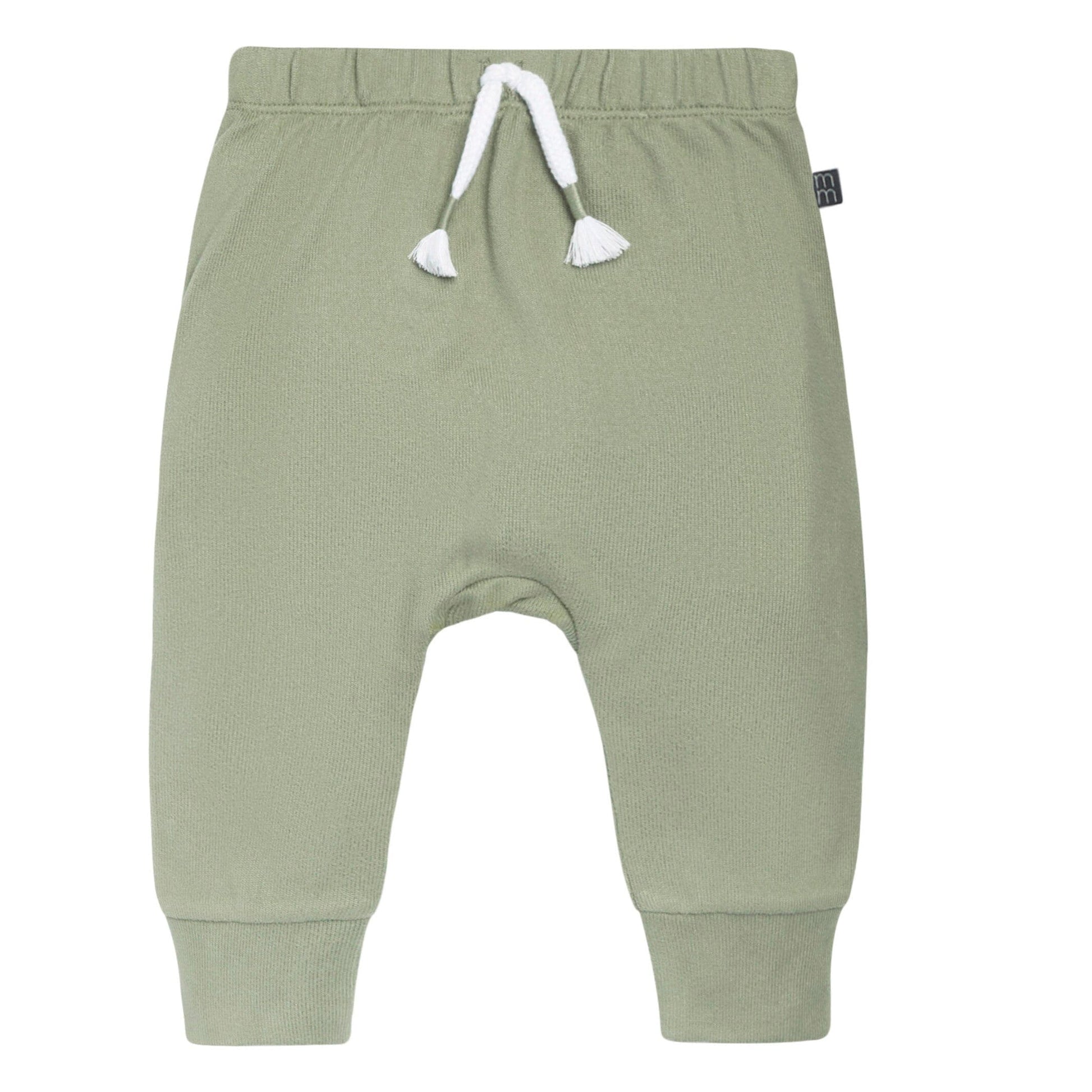 2-Piece Baby Boys Md Green Hooded Brushed Hacci Set