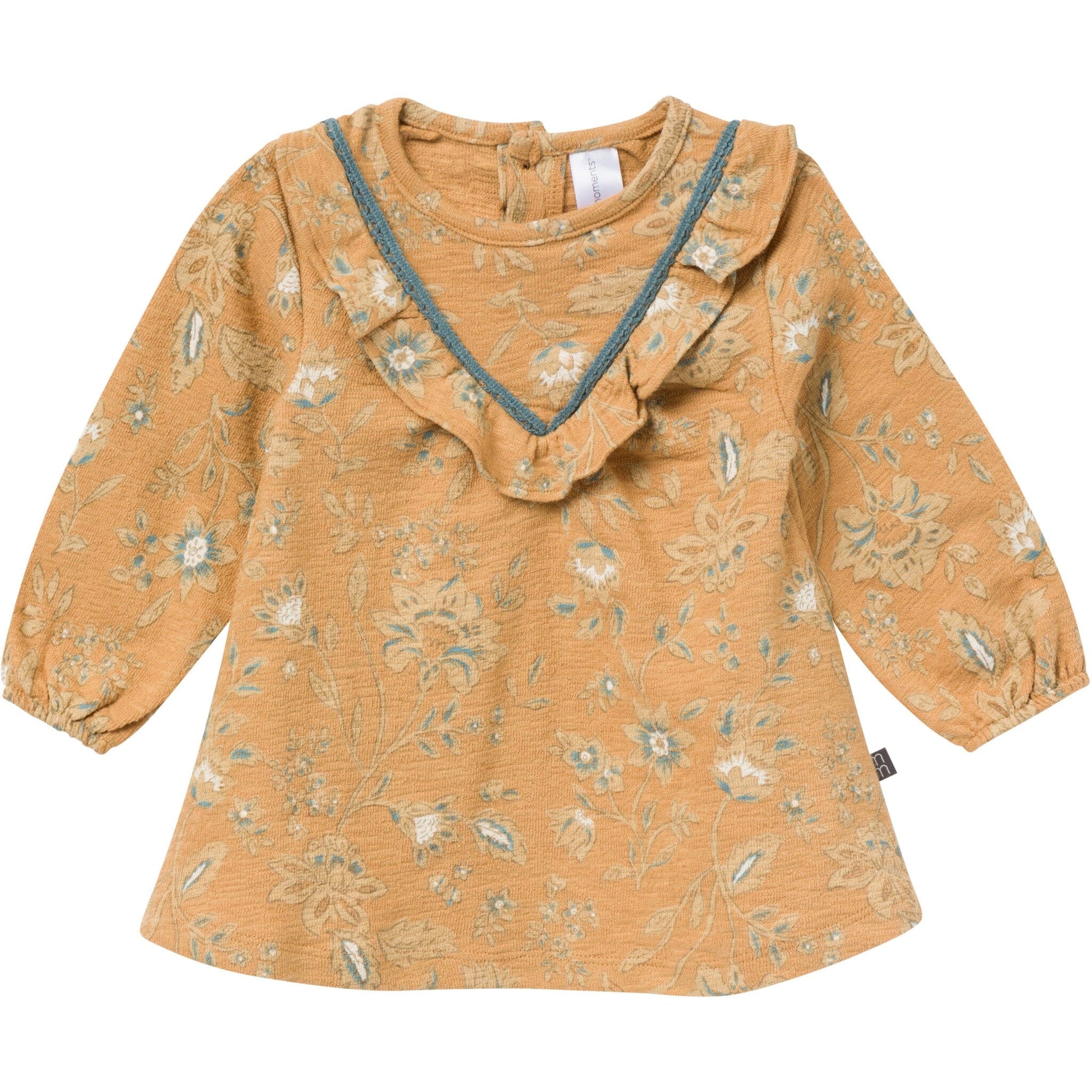 2-Piece Baby Girls Apple Cinnamon Floral Dress and Tights Set Dresses Gerber® 
