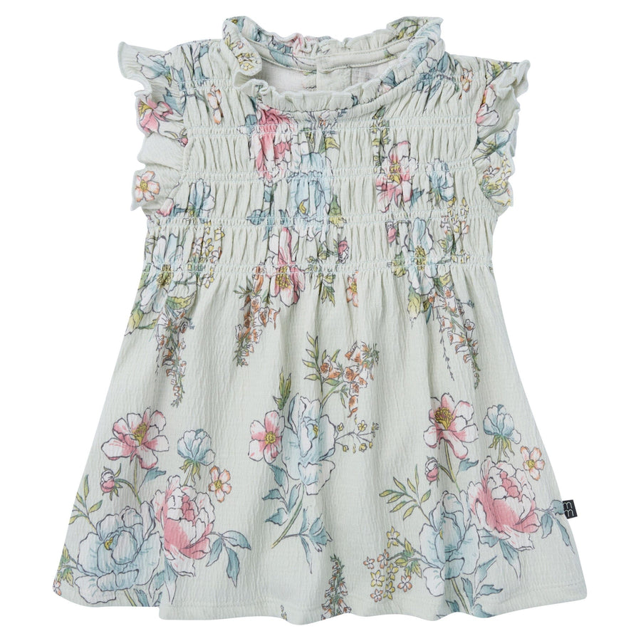 Smocked Dress and Diaper Cover