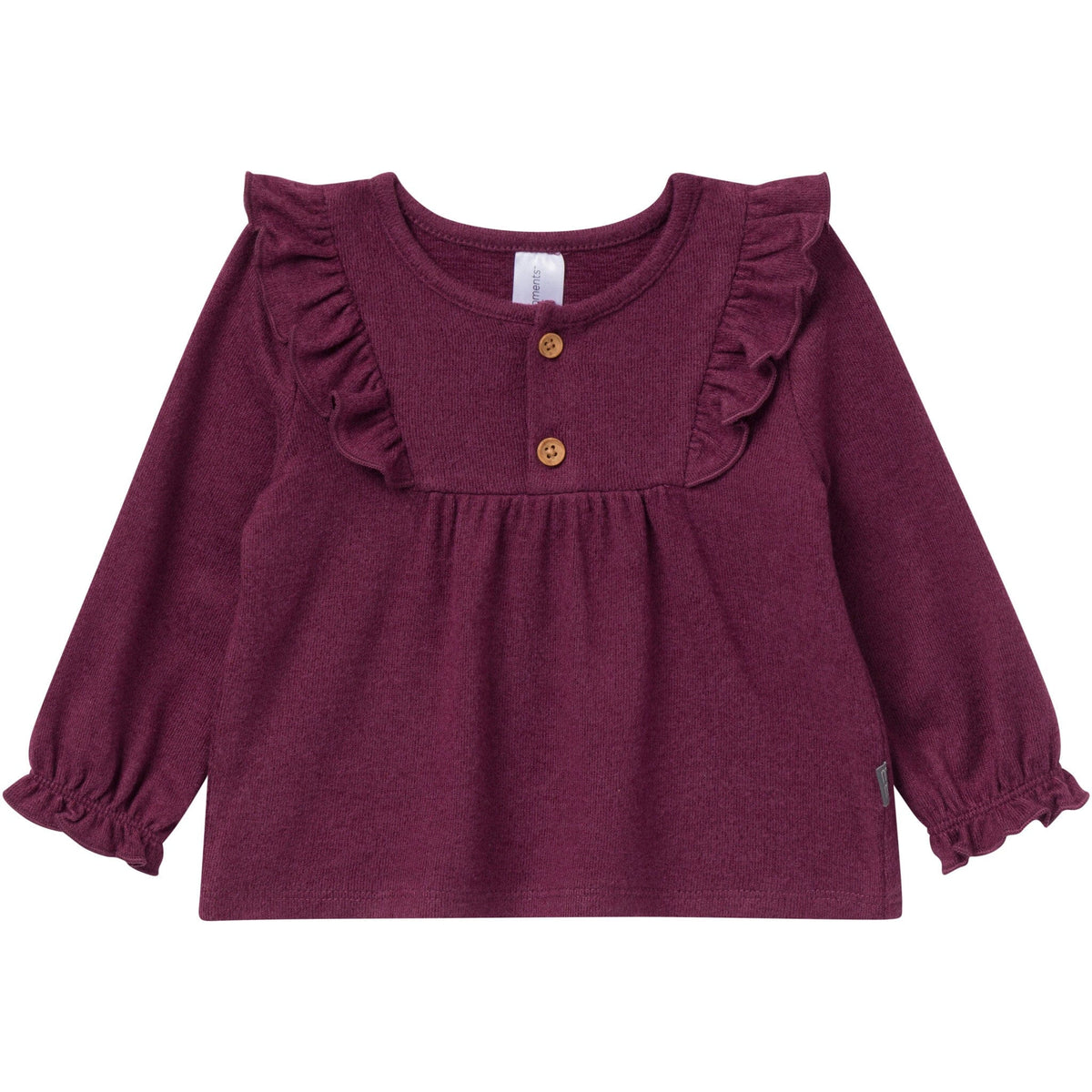 2-Piece Baby Girls Purple Heather Ruffle Top and Pant Set Outfits & Sets Gerber® 