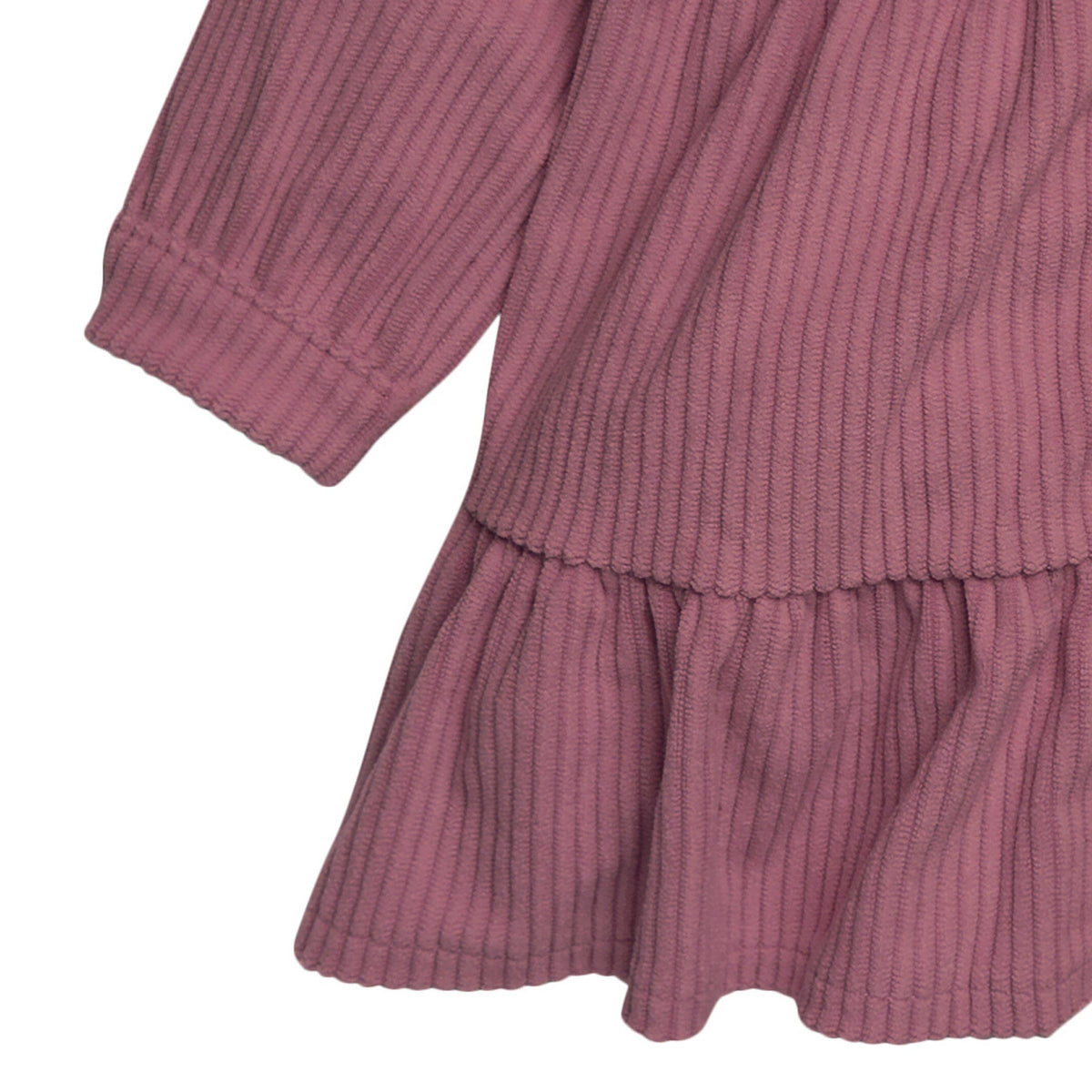 2-Piece Baby Girls Wine Dress Set