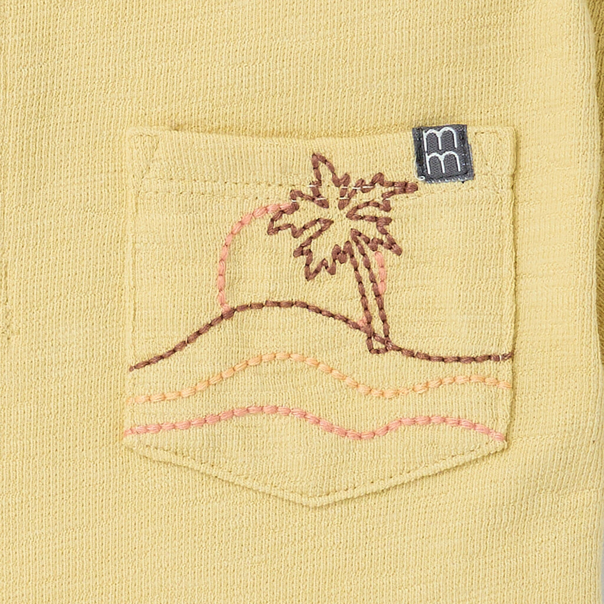 2-Piece Boys Reed Yellow Polo Shirt and Shorts outfits Modern Moments™ by Gerber® 