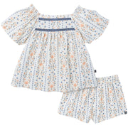 2-Piece Baby Girls Tofu Multi Top and Short Outfits & Sets Modern Moments™ by Gerber® 