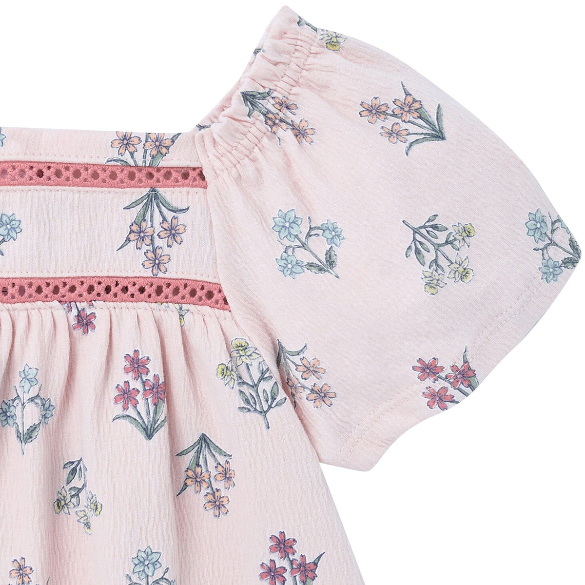 2-Piece Baby Girls Mauve Chalk Multi Top and Short Outfits & Sets Modern Moments™ by Gerber® 