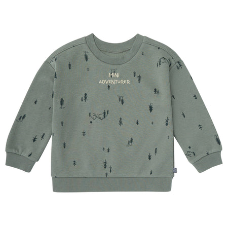 2-Piece Boys Trees & Mountains Sweatshirt and Jogger Set
