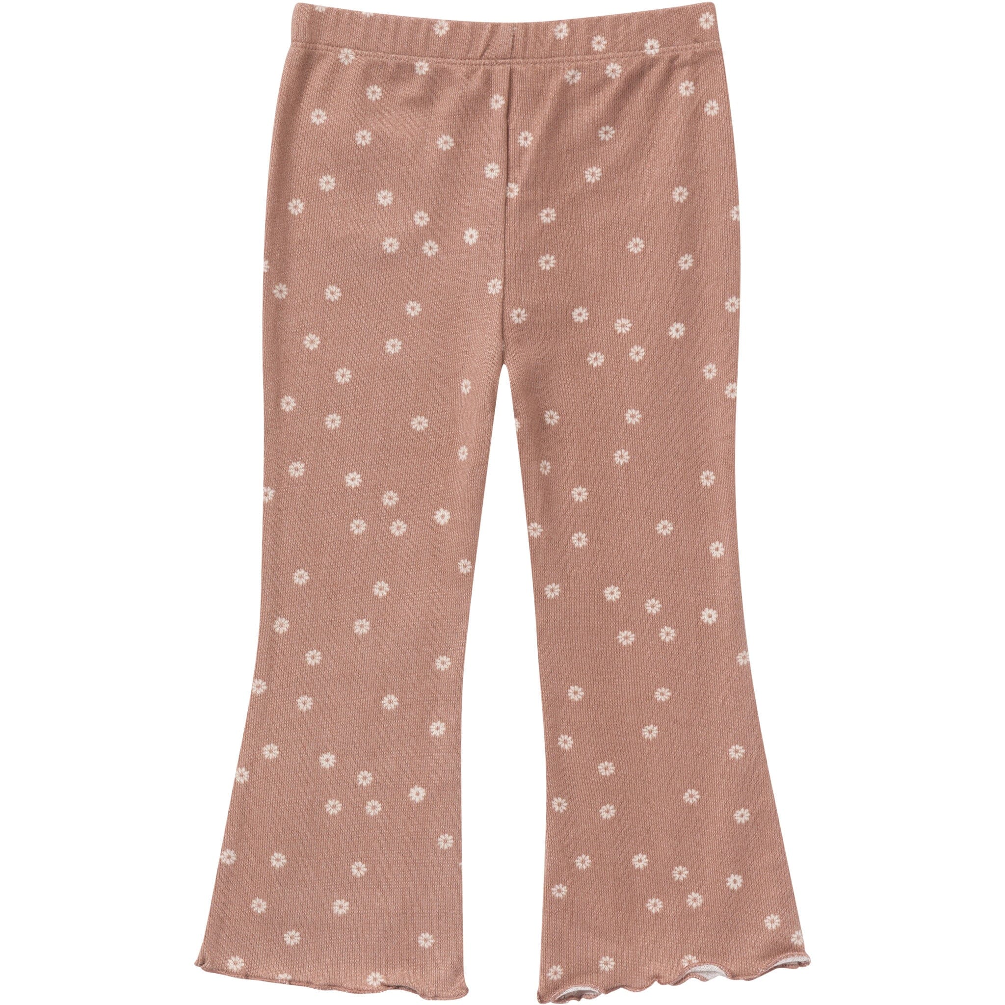 2-Piece Infant & Kids Girls Brown Ruffle Collar Top and Flare Pant Set Outfits & Sets Gerber® 